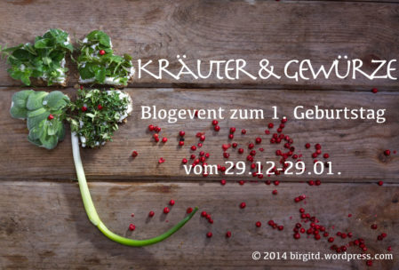 Blog-Event Kräuter & Gewürze ♥ Die Gewinnerinnen  und Gewinner ♥