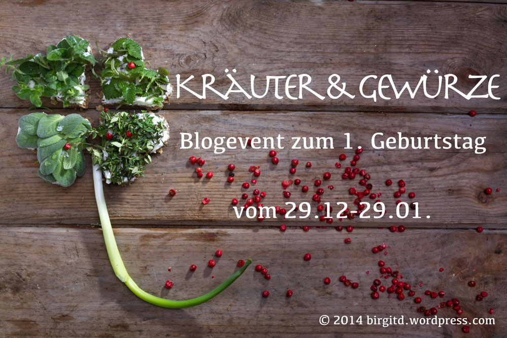 Blog-Event Kräuter & Gewürze