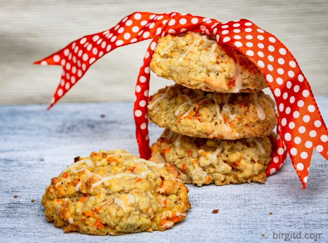 Möhren-Cookies mit Mandeln und Haferflocken – der Hit für Bunnies