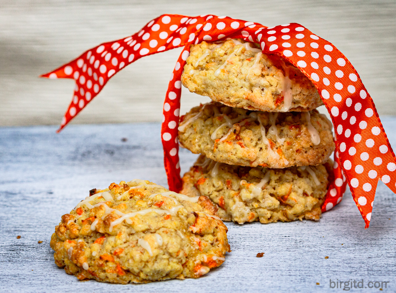 Möhren-Cookies mit Mandeln und Haferflocken – der Hit für Bunnies