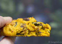 Kürbis-Cookie mit Chocolate-Chips