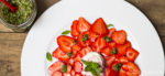 Süßes Mint-Pesto mit Erdbeeren