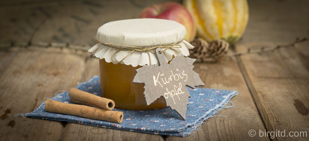 Kürbis-Apfel-Konfitüre mit Ingwer – Birgit D