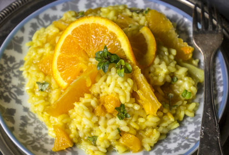 Orangen-Risotto – Risotto all‘ arancia, der Geschmack Siziliens