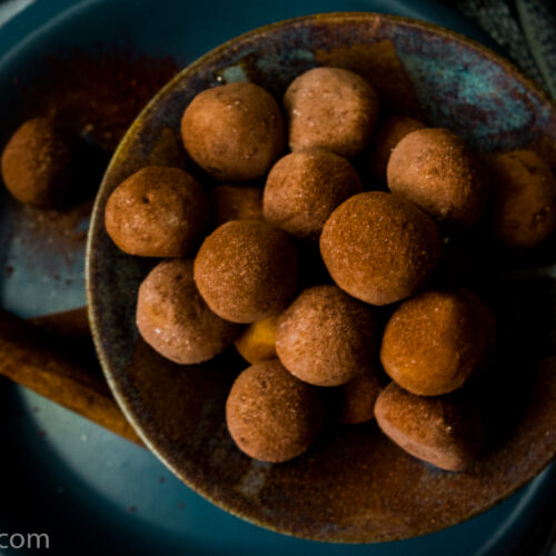 Marzipankartoffeln aus selbstgemachtem Marzipan